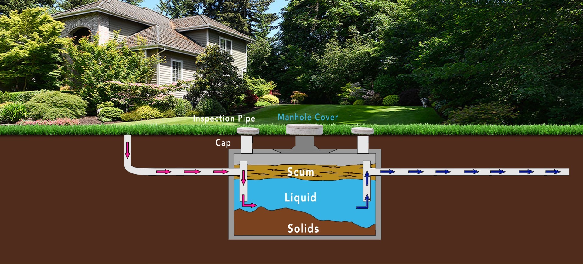 Tank Septic Diagram